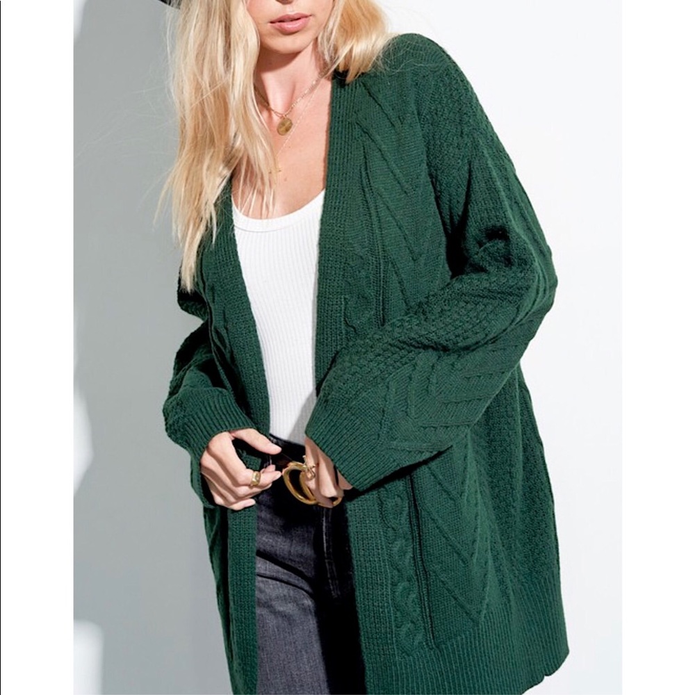 NWT Hyped Unicorn Textured Knit Cardigan - Picture 2 of 9